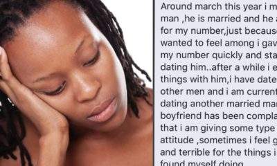19 year old girl addicted to married men, shares story