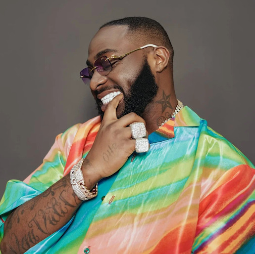 Davido surprises fans with a line from the remix of Tshwala Bam